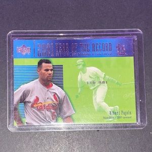 Albert Pujols Rookie Card 2001 Upper Deck